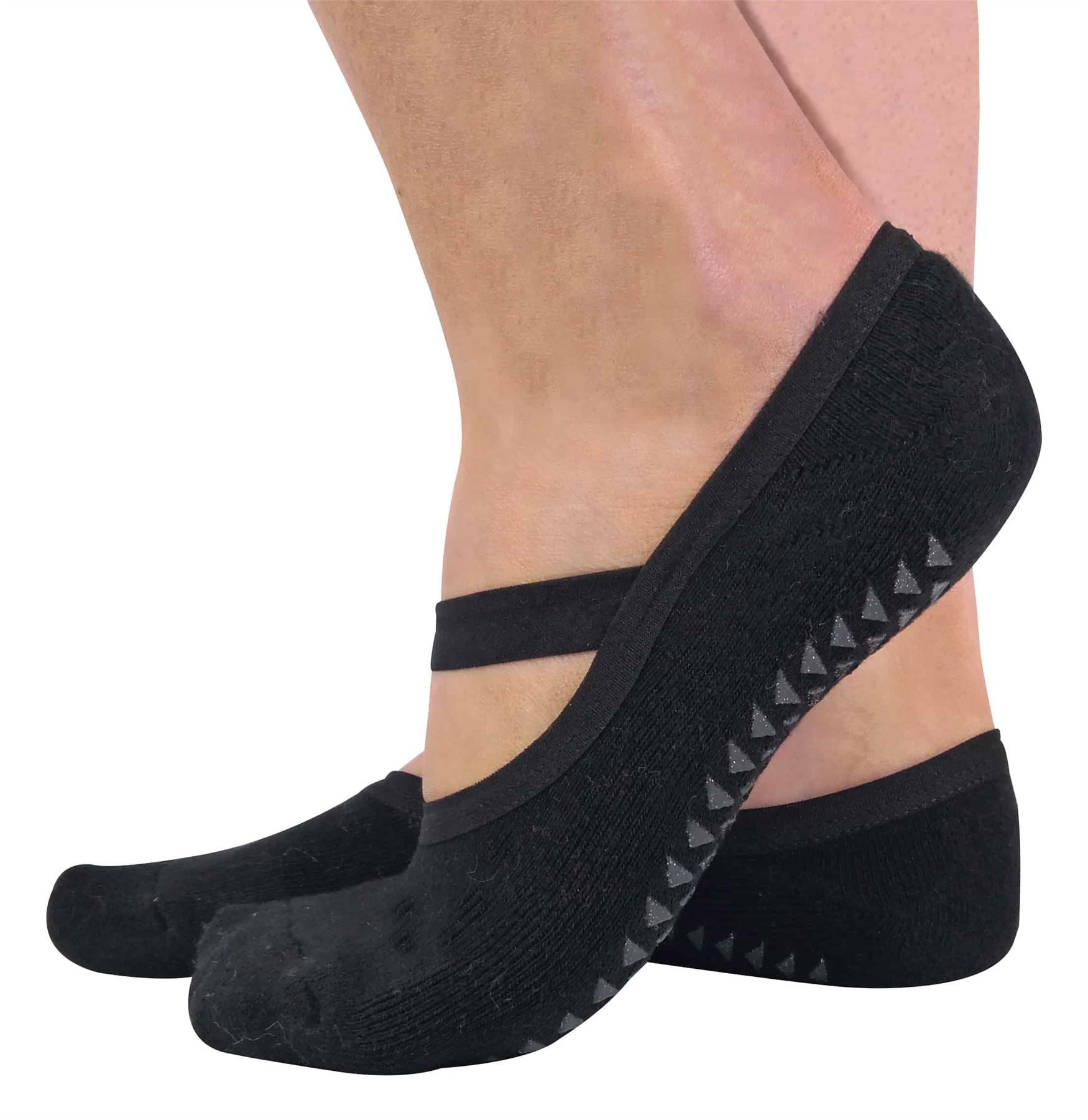 Sock Snob Ladies Low Cut Wool Non Slip Slipper Socks 4-8 UK